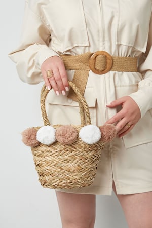 Strandtasche mit bunten Punkten h5 Bild4